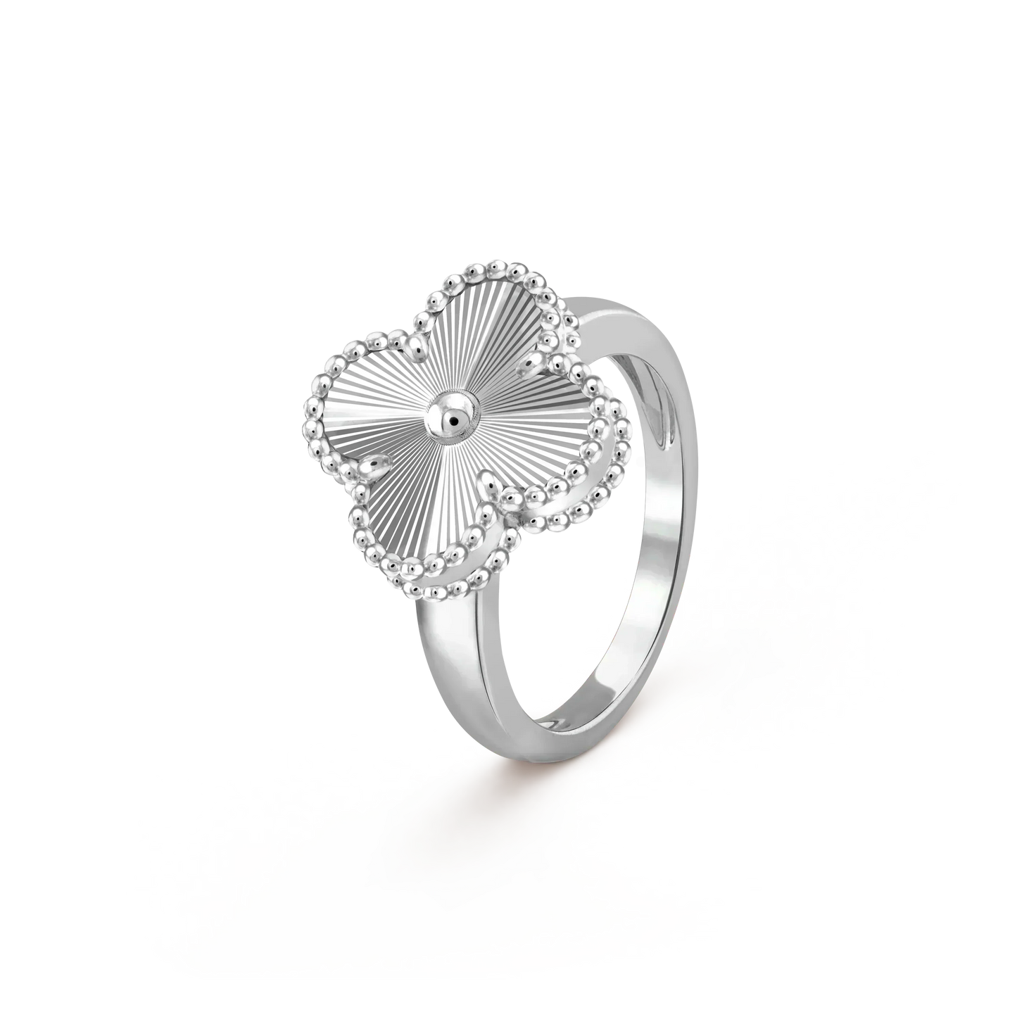 [Aurora]CLOVER SILVER RING