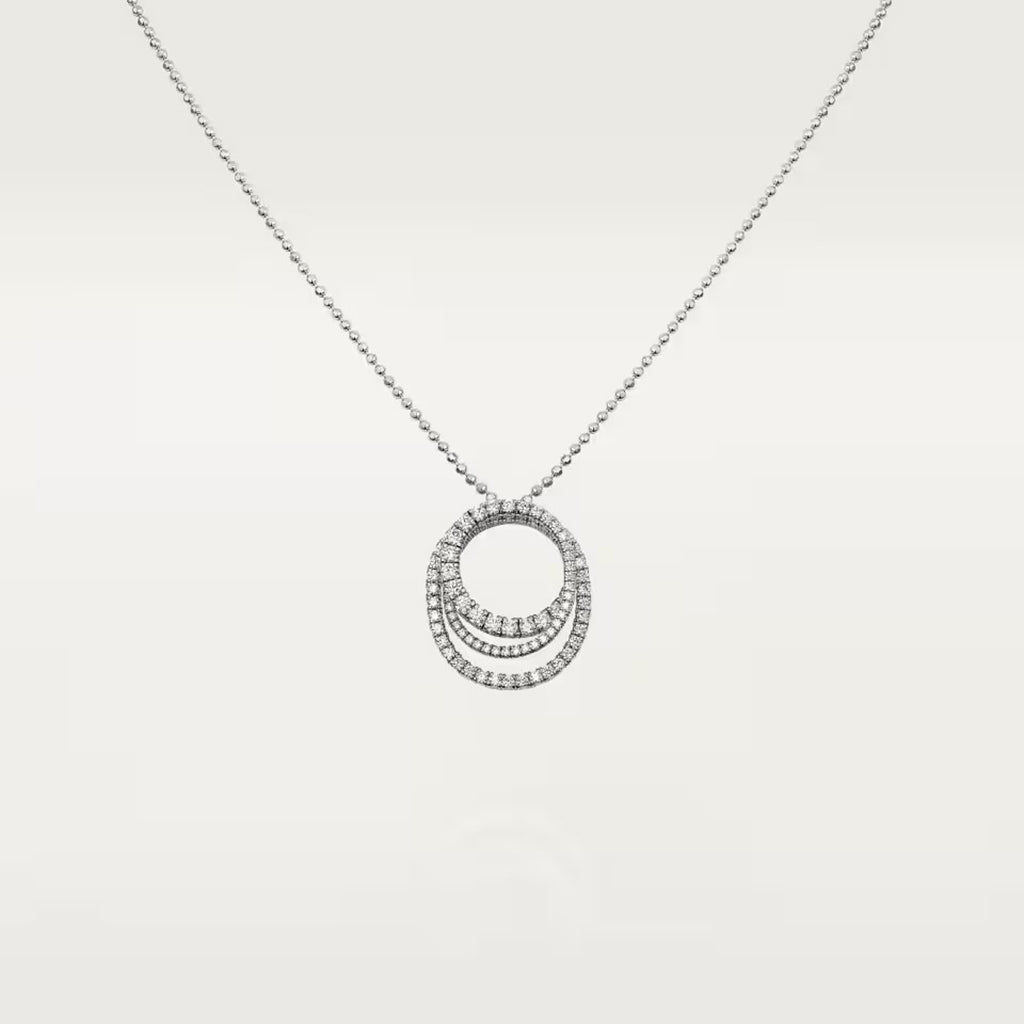 [AURORA]ETINCELLE  FULL DIAMOND NECKLACE