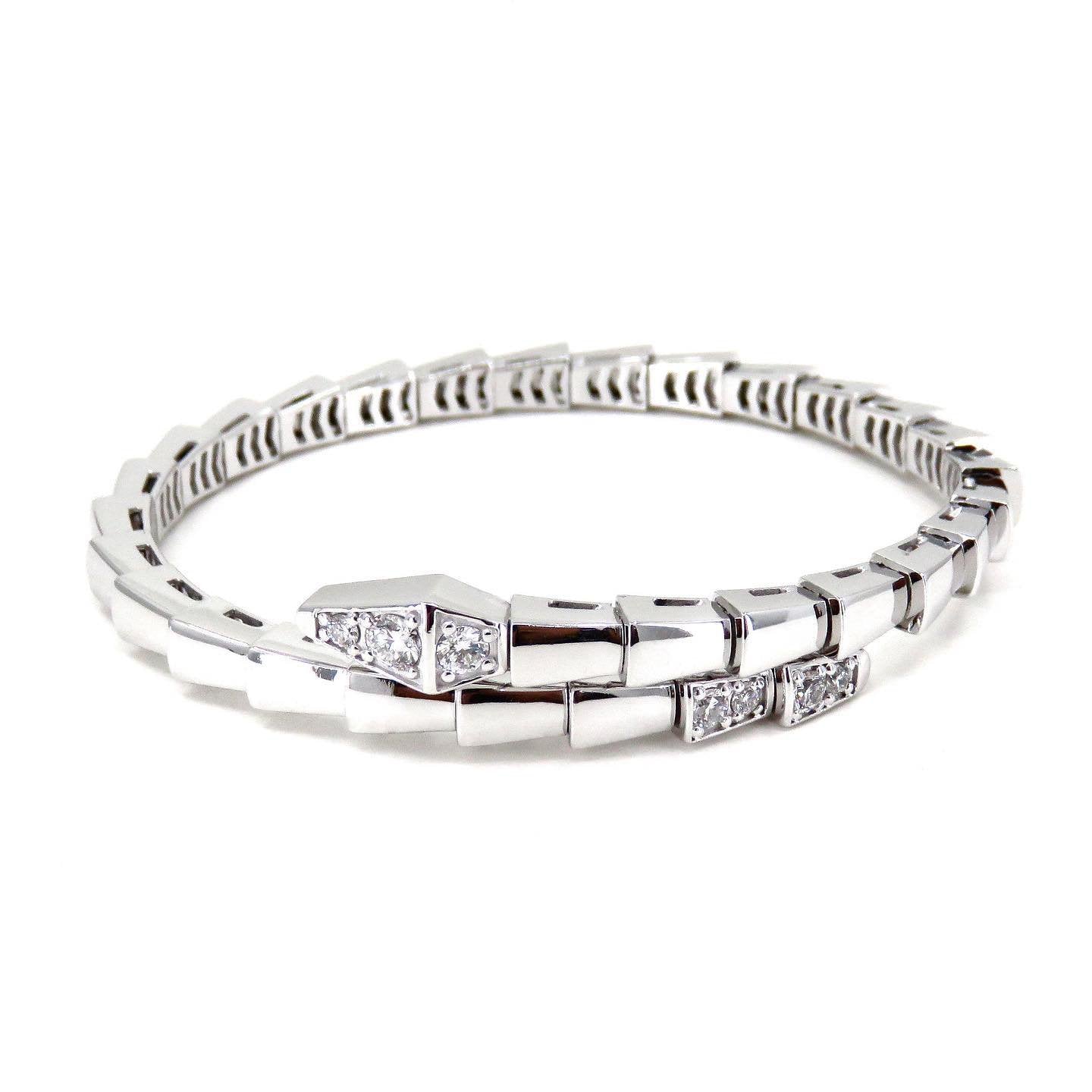[AURORA]SERPENTI BRACELET DIAMONDS SILVER