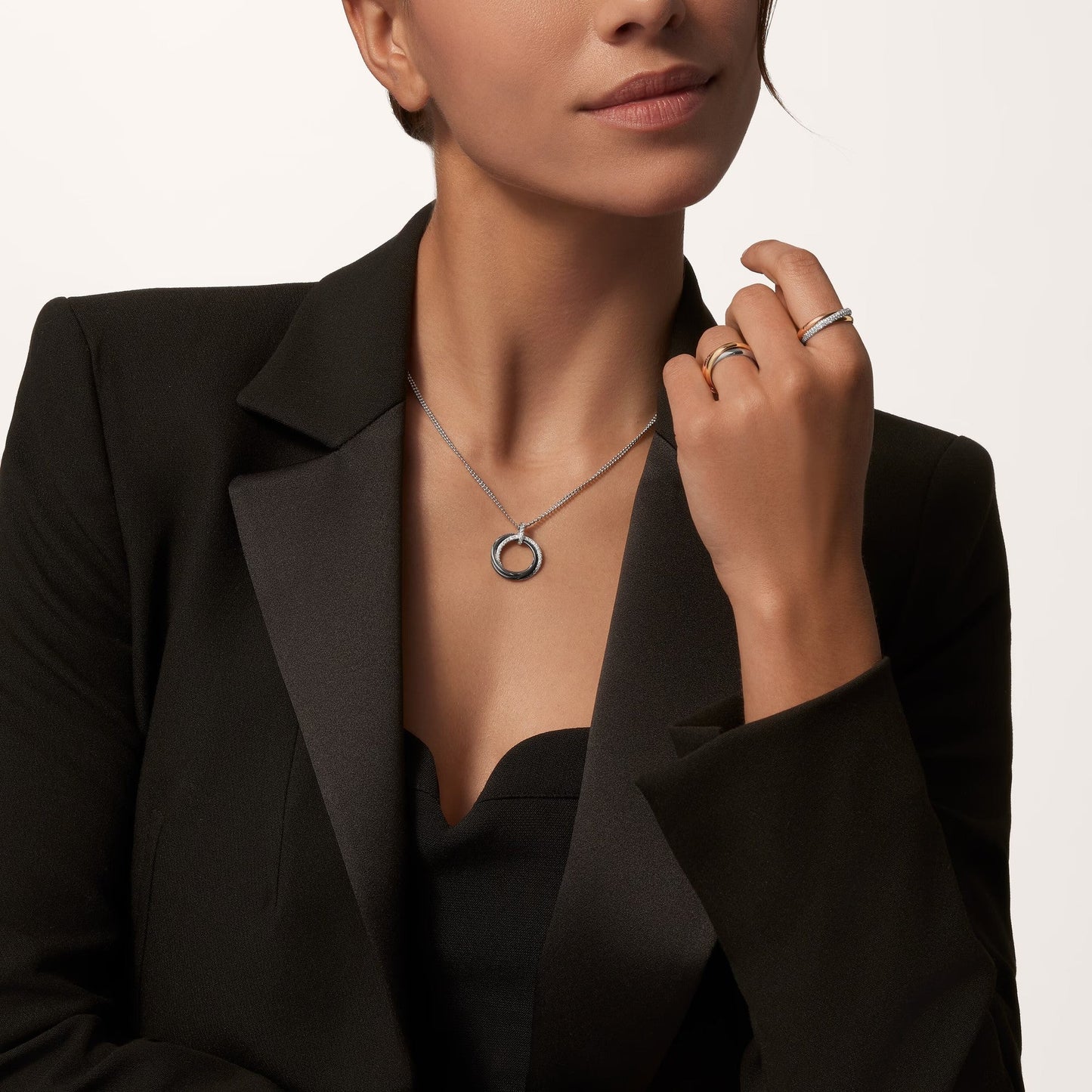 [AURORA]TRINITY CERAMIC NECKLACE
