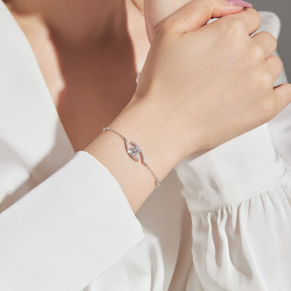[AURORA]Lucky Eye Pave-Set Diamond Bracelet