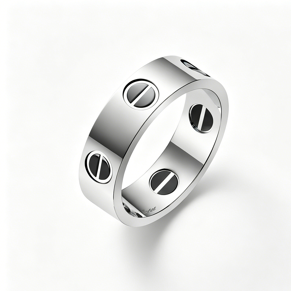 [AURORA]LOVE RING 5.5MM NO DIAMONDS  CERAMIC