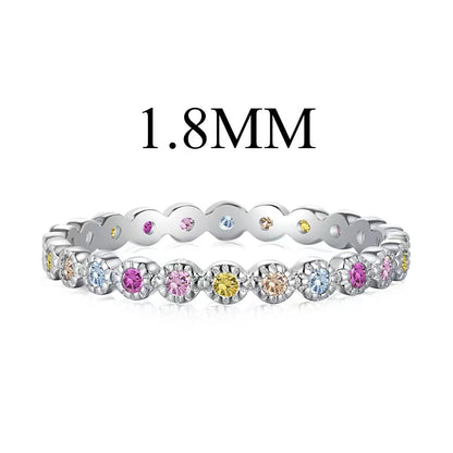 [Aurora]Unique Scintillating Round Cut Daily Ring