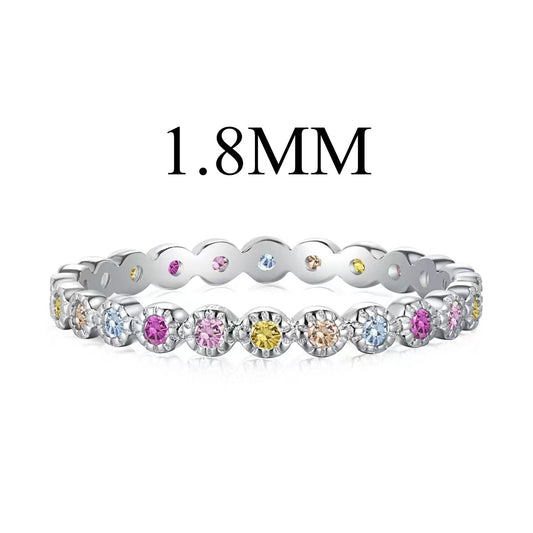 [Aurora]Unique Scintillating Round Cut Daily Ring