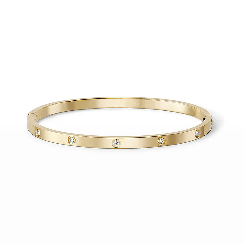 [AURORA]LOVE BRACELET 3.65MM 10 DIAMONDS