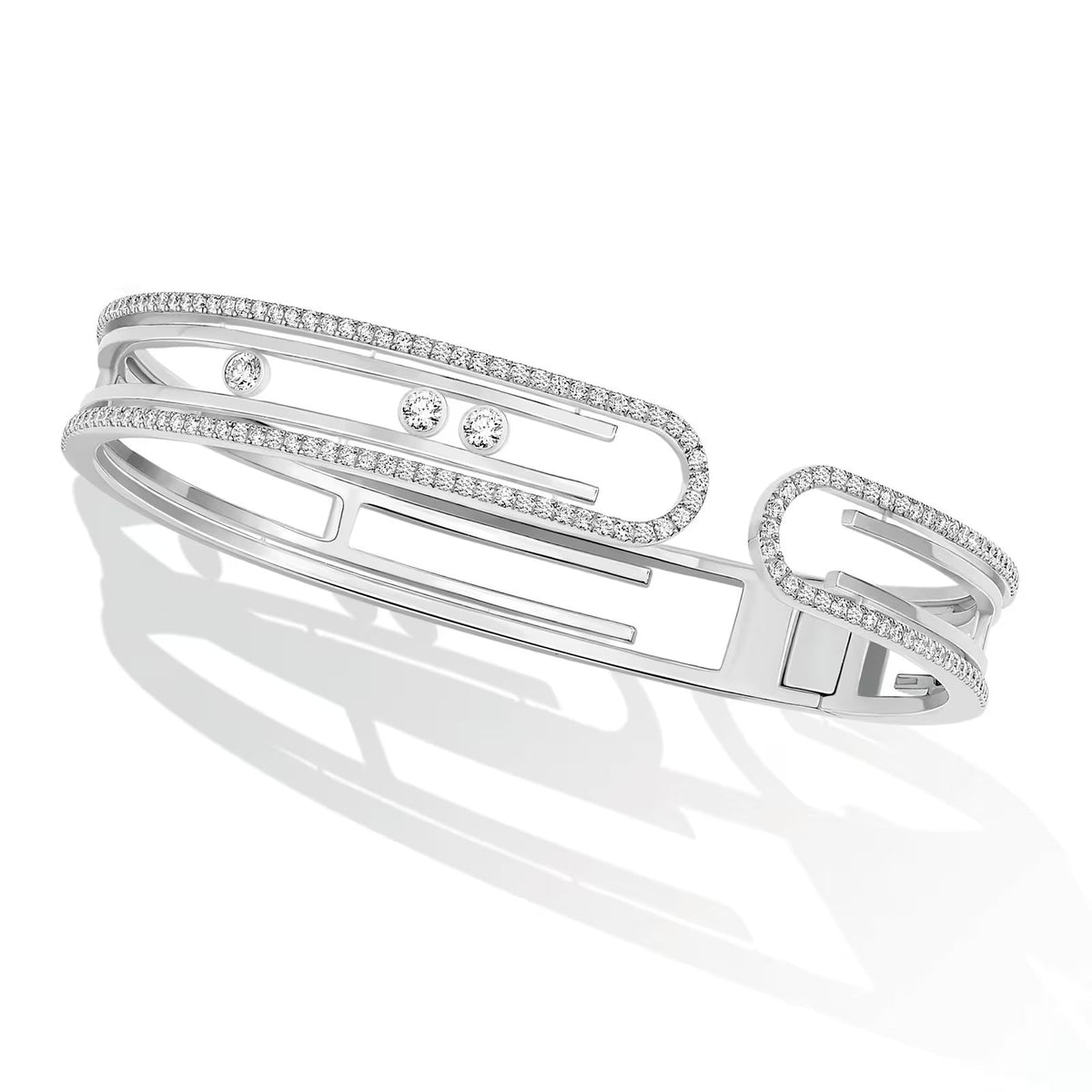 [AURORA]MOVE 10TH PAVED DIAMOND BRACELET