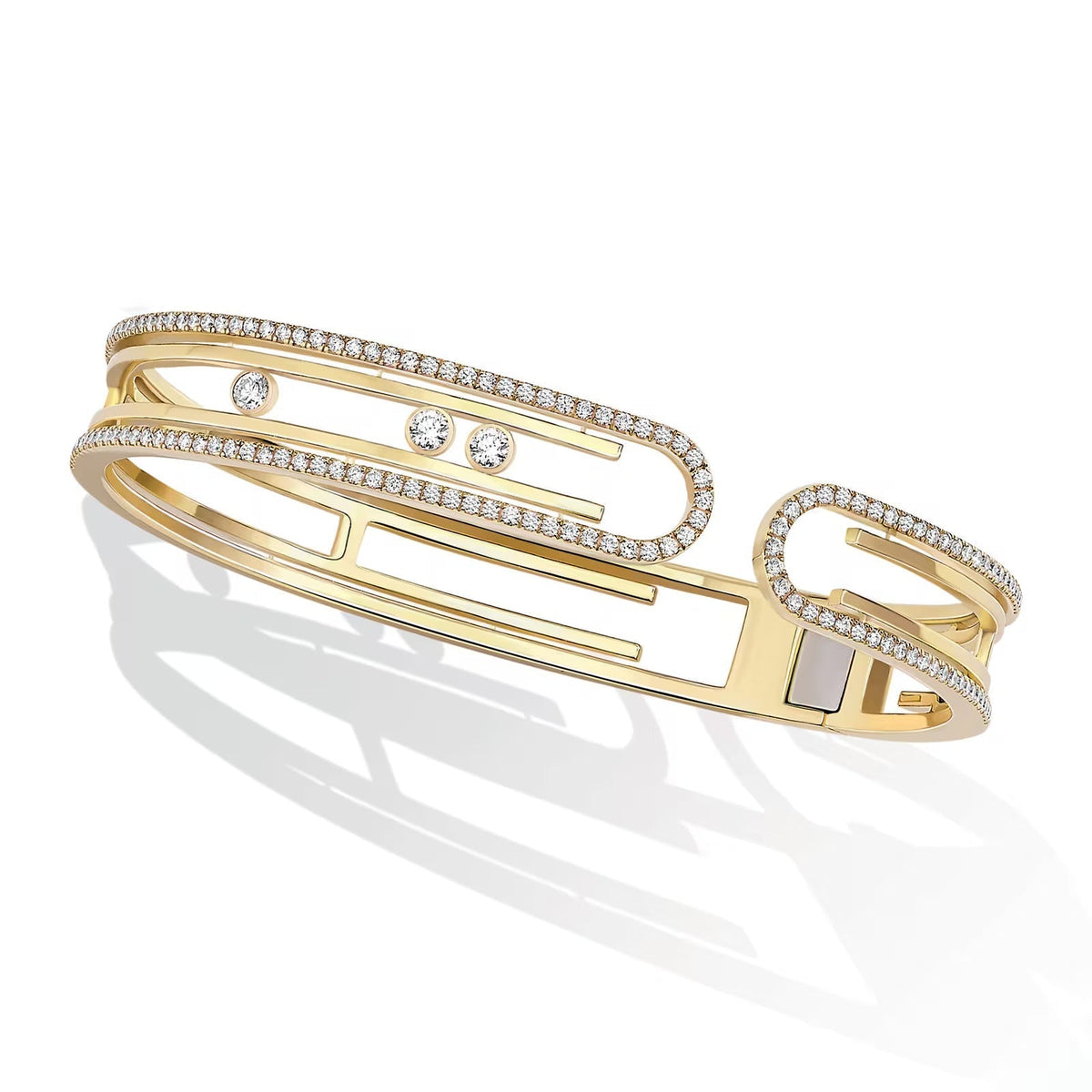 [AURORA]MOVE 10TH PAVED DIAMOND BRACELET