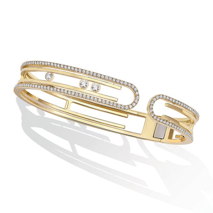 [AURORA]MOVE 10TH PAVED DIAMOND BRACELET