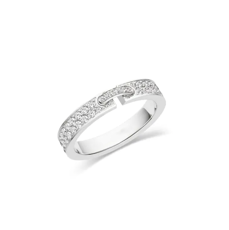 [Aurora]ALLIANCE LIENS VIDENCE PAVED DIAMOND 4MM RING