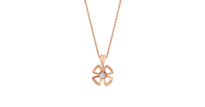 [Aurora]FIOREVER NECKLACE DIAMOND CENTER