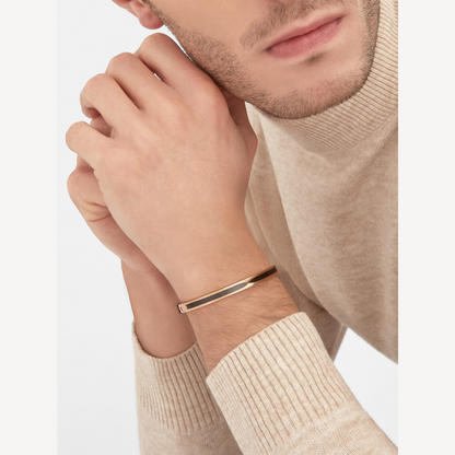[Aurora]ZERO 1 PINK GOLD WITH BLACK CERAMIC BRACELET
