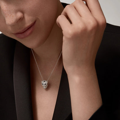 [AURORA]PANTHERE FULL DIAMOND NECKLACE
