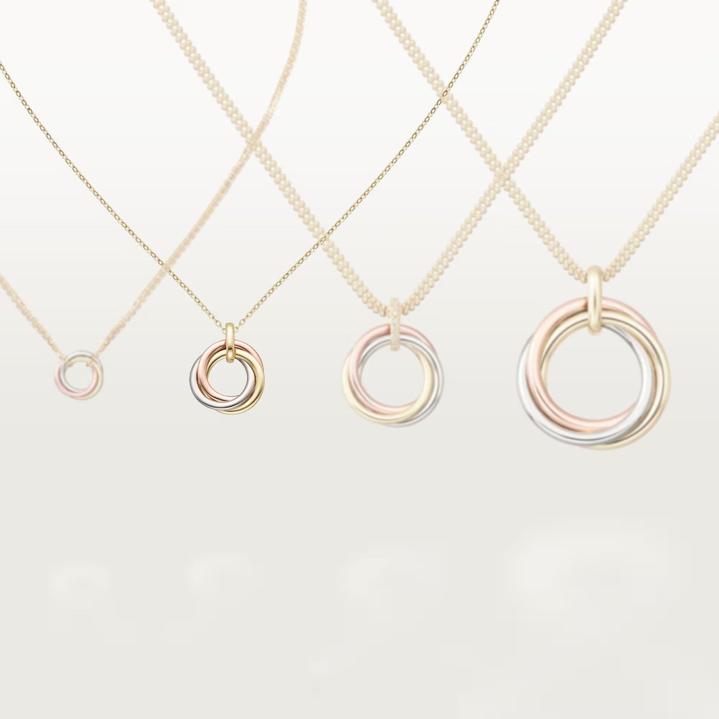[AURORA]TRINITY SMALL NECKLACE