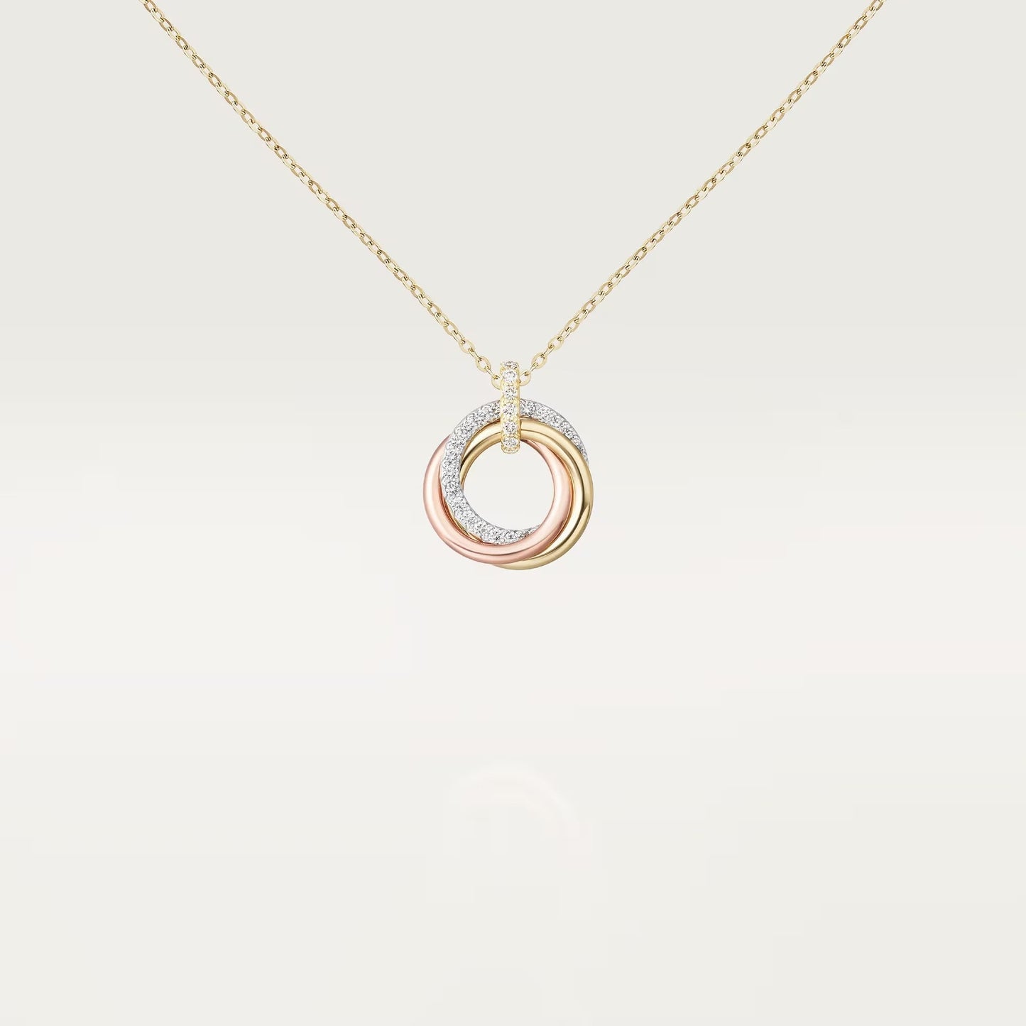 [AURORA]TRINITY SMALL NECKLACE