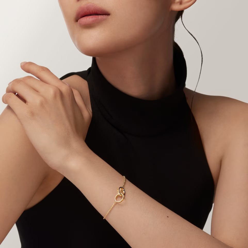 [AURORA]LOVE BRACELET DOUBLE RING
