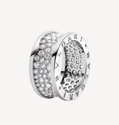 [AURORA]ZERO 1 MIT DIAMANTEN AUF DEM SPIRALRING