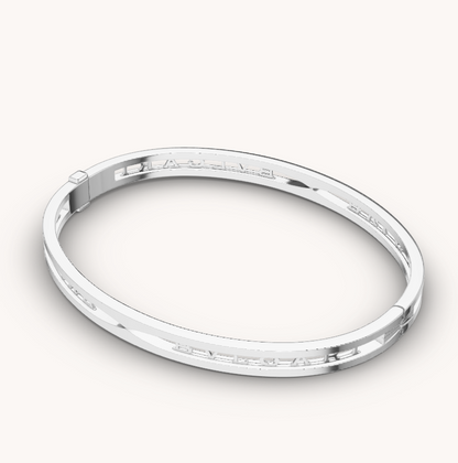 [AURORA]ZERO1 スパイラルロゴ シルバーブレスレット