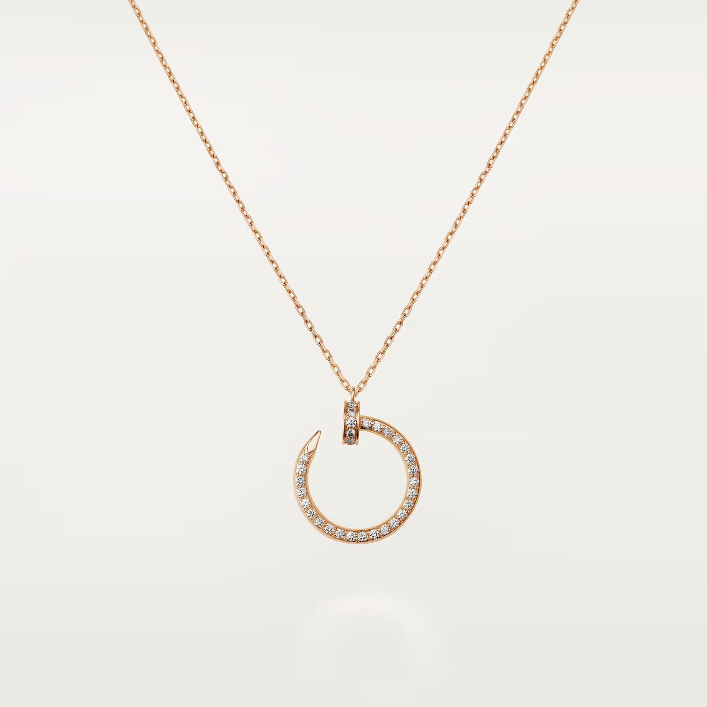 [AURORA]JUSTE NECKLACE FULL DIAMOND