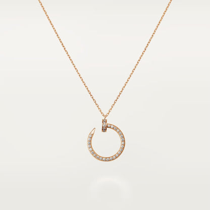 [AURORA]JUSTE NECKLACE FULL DIAMOND