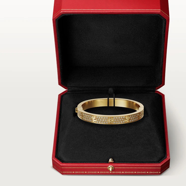 [Aurora]LOVE BRACELET 6.1MM DIAMOND-PAVED