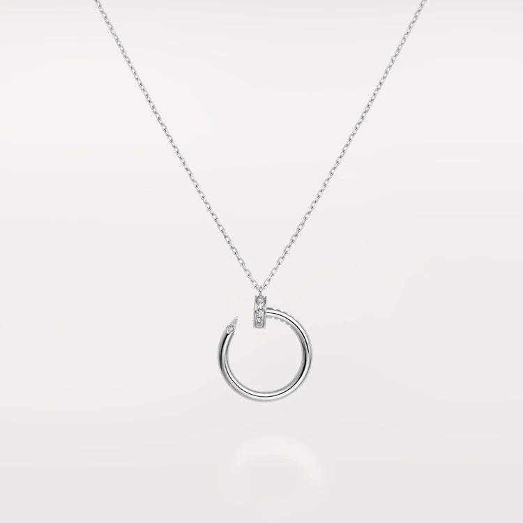 [Aurora]JUSTE NECKLACE SILVER