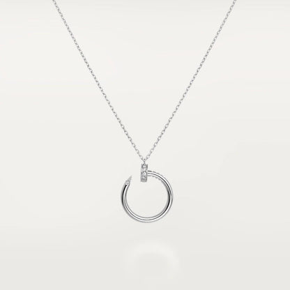 [Aurora]JUSTE NECKLACE SILVER