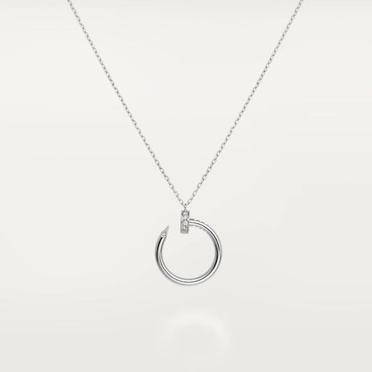 [Aurora]JUSTE NECKLACE SILVER
