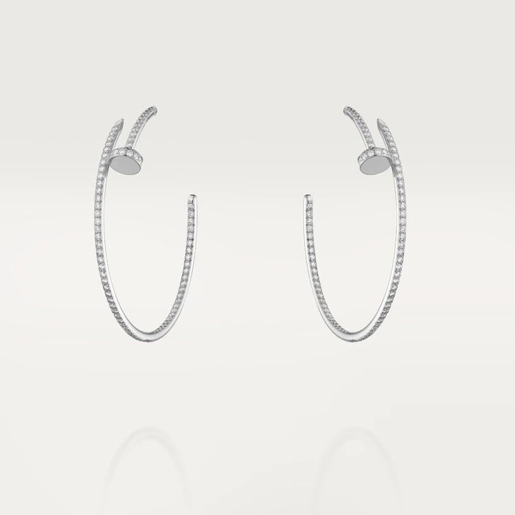 [Aurora]JUSTE EARRINGS FULL DIAMONDS 1.8MM