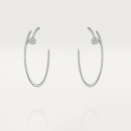 [Aurora]JUSTE EARRINGS FULL DIAMONDS 1.8MM