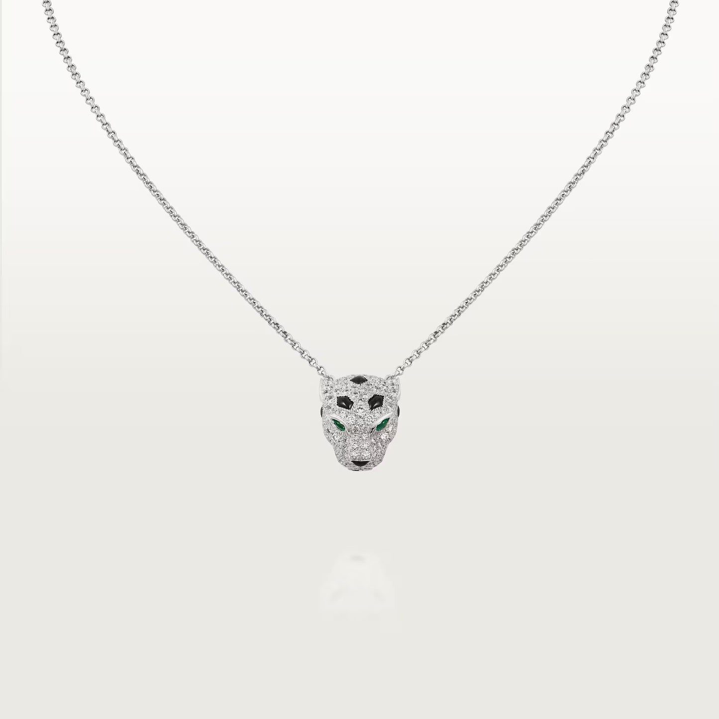 [AURORA]PANTHERE FULL DIAMOND NECKLACE