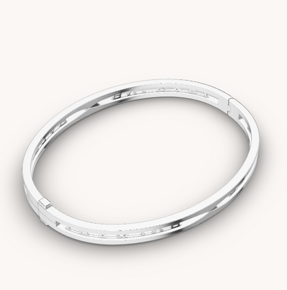 [AURORA]ZERO1 スパイラルロゴ シルバーブレスレット