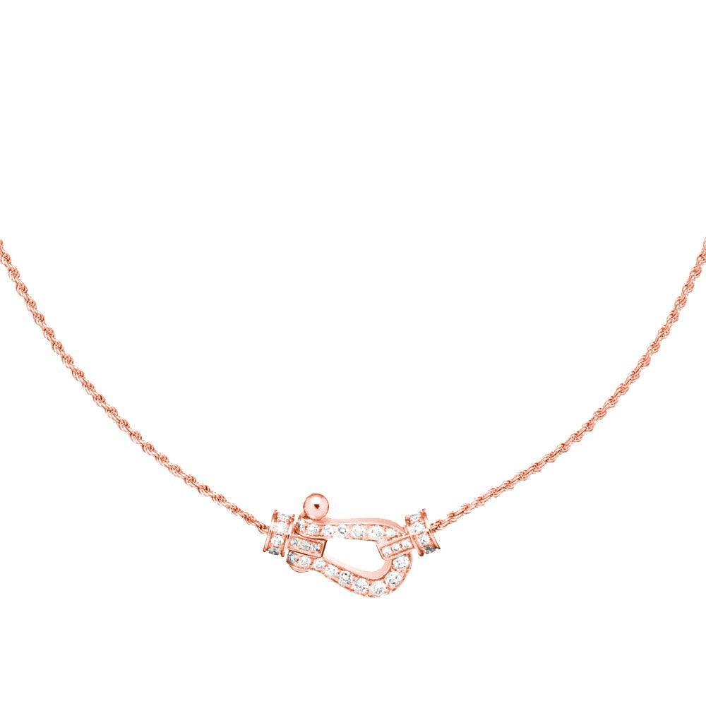 [Aurora]FORCE 10 PINK GOLD DIAMOND NECKLACE