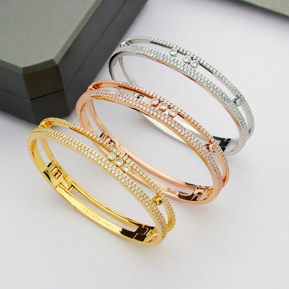 [AURORA]Move Romane pavé bangle