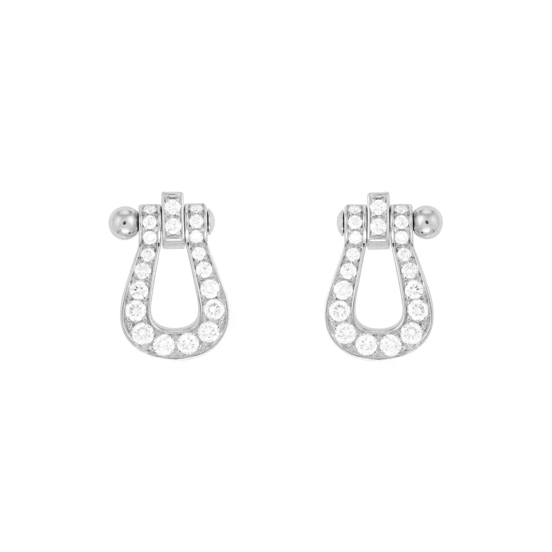 [Aurora]FORCE 10 FULL DIAMOND STUD EARRINGS MINI MODEL