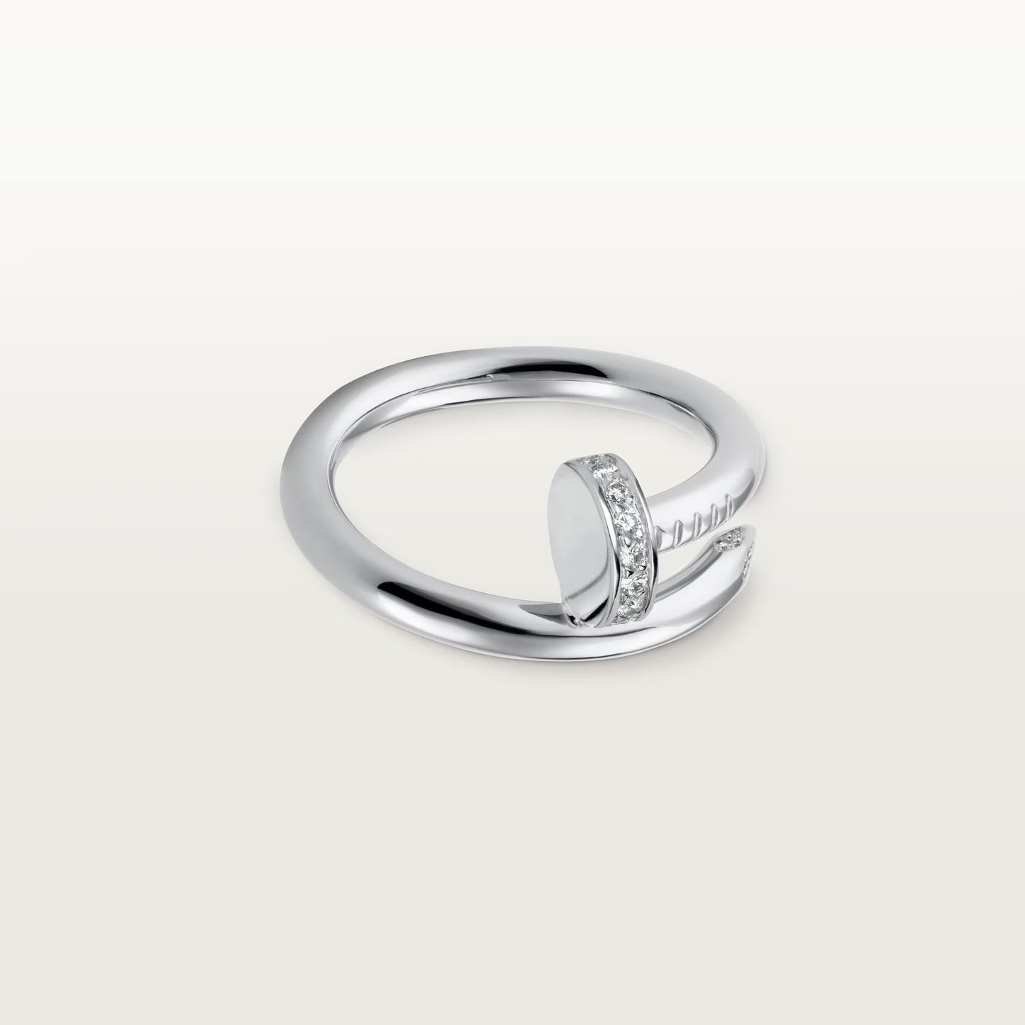 [AURORA]JUSTE RING 2.6MM HALF DIAMOND