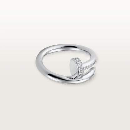 [AURORA]JUSTE RING 2.6MM HALF DIAMOND