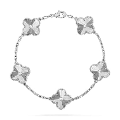 [AURORA] CLOVER 5 MOTIF LASER BRACELET COLLECTION