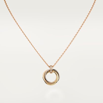 [AURORA]TRINITY HALSKETTE GOLD DIAMANTEN
