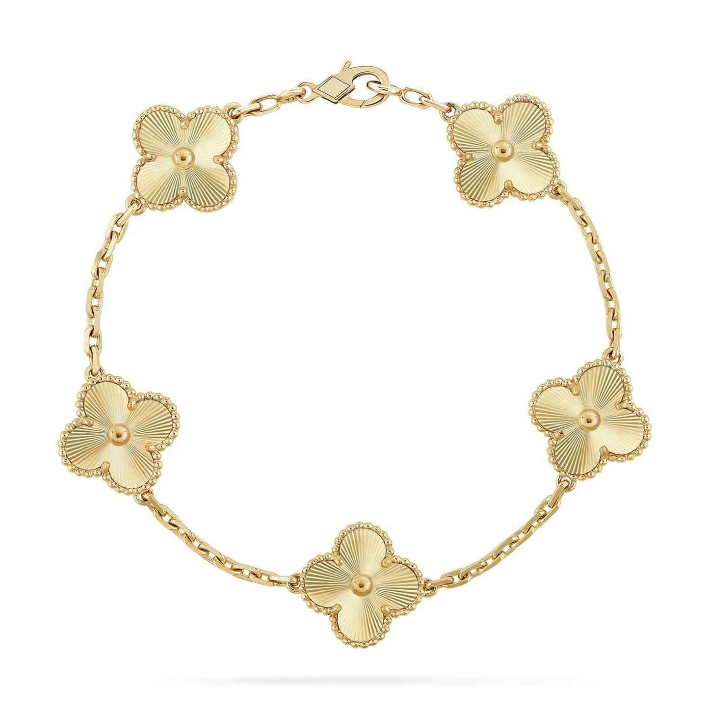[Aurora]CLOVER 5 FLOWERS LASER BRACELET