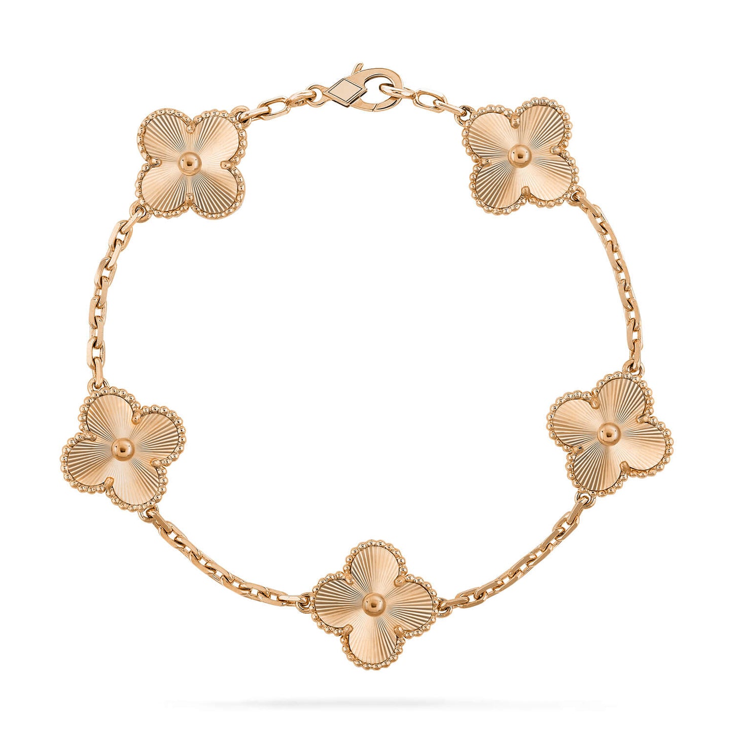 [AURORA]CLOVER 5 FLOWERS LASER BRACELET