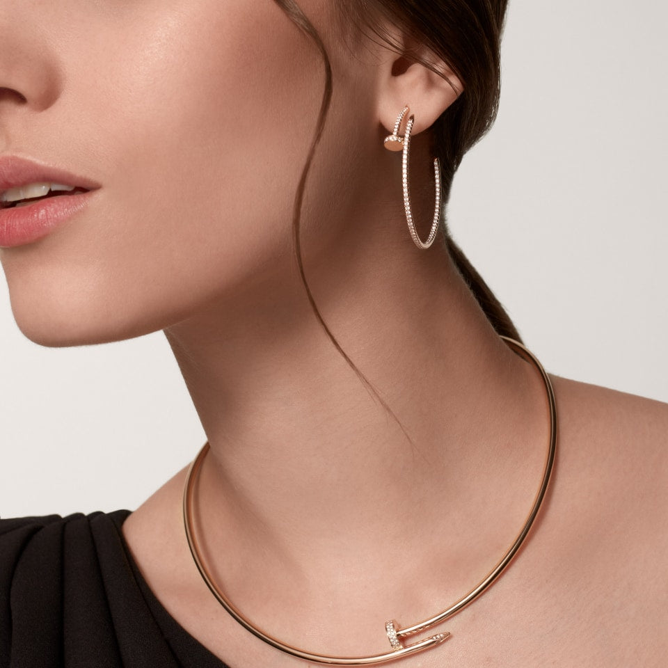 [AURORA]JUSTE FULL DIAMOND LARGE EARRINGS