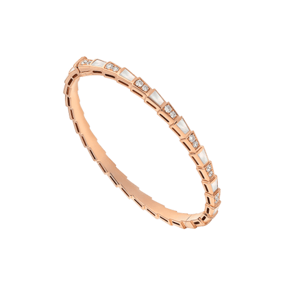 [AURORA]SERPENTI BRACELET PINK GOLD MOP DIAMOND