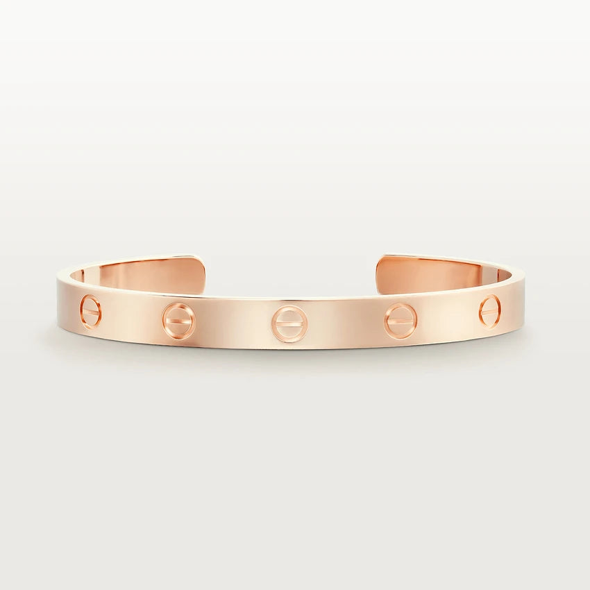 [AURORA]LIEBESARMBAND 6,1 MM OFFENE MANSCHETTE 