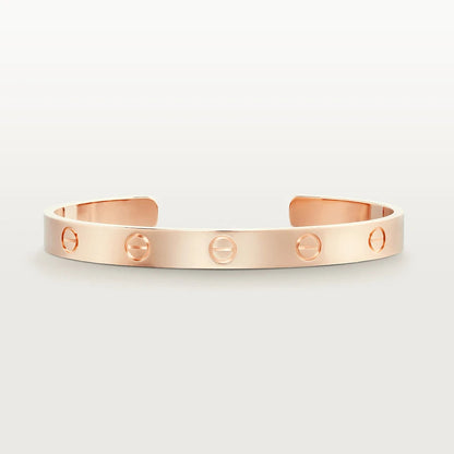 [AURORA]LIEBESARMBAND 6,1 MM OFFENE MANSCHETTE 