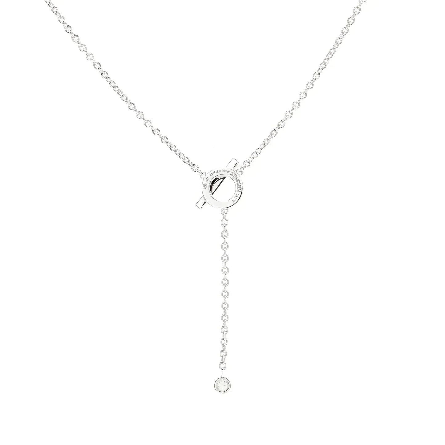 [Aurora]FINESSE SILVER DIAMOND NECKLACE