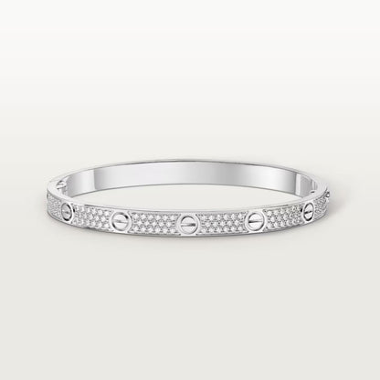 [AURORA]LOVE BRACELET 4.8MM DIAMOND-PAVED