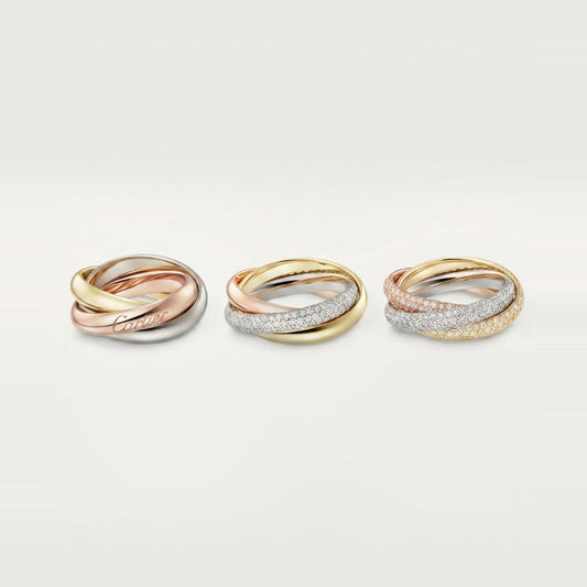 [AURORA]TRINITY 3.2MM RING COLLECTION