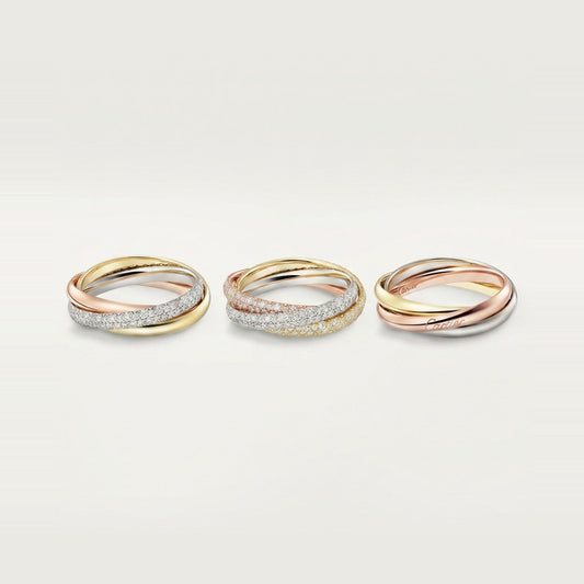 [AURORA]TRINITY 2.5MM RING COLLECTION