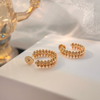[Aurora]CLASH SMALL HOOP EARRINGS
