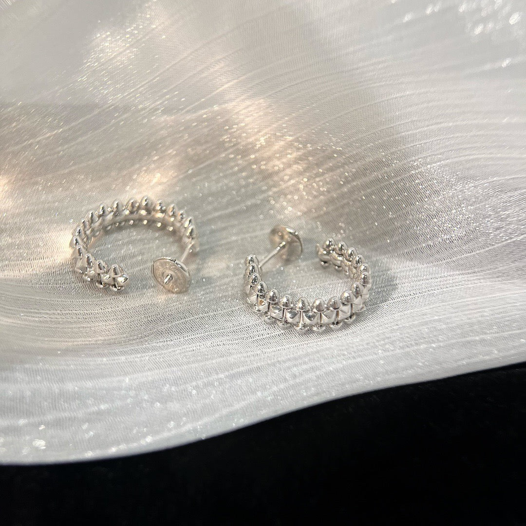 [Aurora]CLASH SMALL HOOP EARRINGS